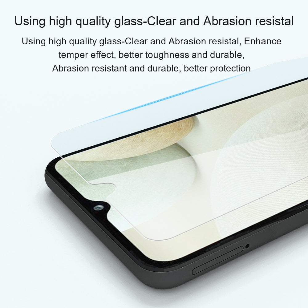 AMORUS For Samsung Galaxy M14 4G Screen Protector Transparent 2.5D High Aluminum-silicon Glass Film AMORUS For Samsung Galaxy M14 4G Screen Protector Transparent 2.5D High Aluminum-silicon Glass Film